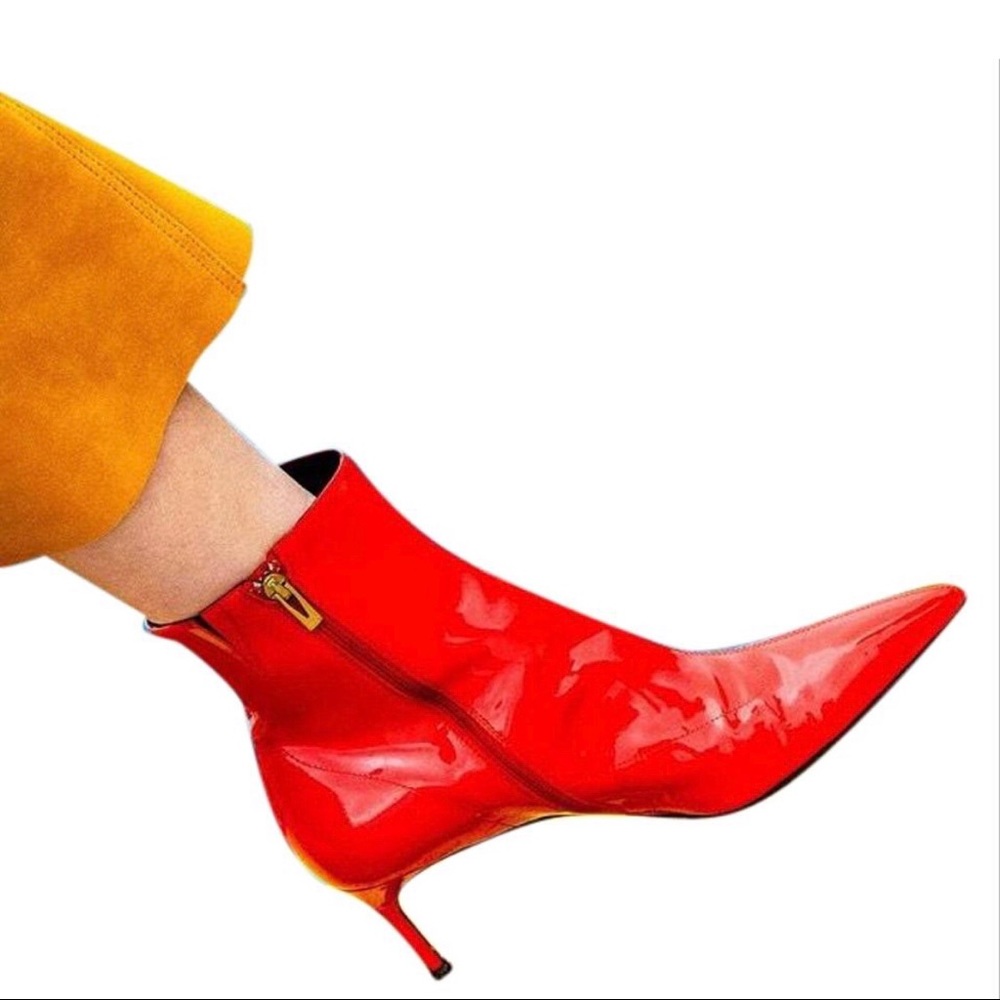 (Sold) Via Spiga Baronne Patent Leather Pointy Toe - Picture 4 of 8
